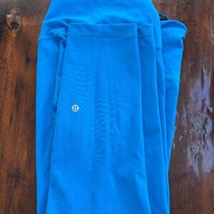 Lululemon WunderTrain High Rise 25", Size 14 Poolside Blue